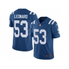 Nike Indianapolis Colts #53 Darius Leonard Royal Blue Team Color Men Stitched NFL Vapor Untouchable Limited Jerse