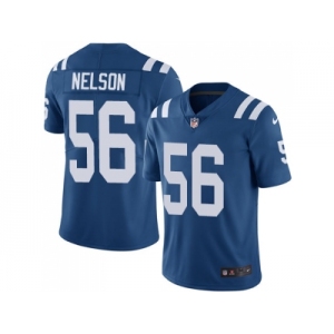 Nike Indianapolis Colts #56 Quenton Nelson Royal Blue Team Color Men Stitched NFL Vapor Untouchable Limited Jersey