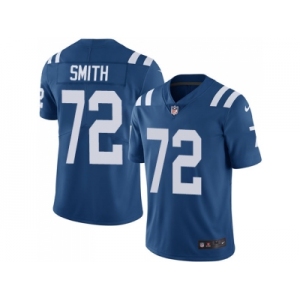 Nike Indianapolis Colts #72 Braden Smith Royal Blue Team Color Men Stitched NFL Vapor Untouchable Limited Jersey