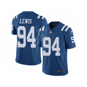 Nike Indianapolis Colts #94 Tyquan Lewis Royal Blue Men Stitched NFL Limited Rush Jersey