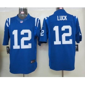nike nfl jerseys indianapolis colts #12 luck blue[nike limited]