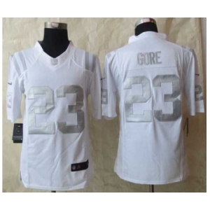 nike nfl jerseys indianapolis colts #23 gore white platinum[nike Limited]