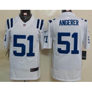 nike nfl jerseys indianapolis colts #51 angerer white[nike limited]