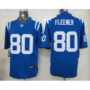nike nfl jerseys indianapolis colts #80 fleener blue[nike limited]