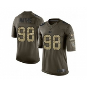 nike nfl jerseys indianapolis colts #98 mathis army green[nike Limited Salute To Service]