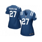 Women Nike Indianapolis Colts #27 Nate Hairston Game Royal Blue Team Color NFL Jersey