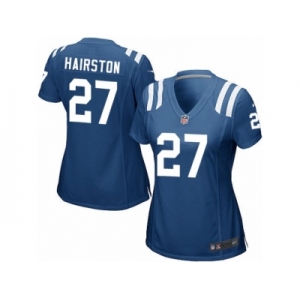 Women Nike Indianapolis Colts #27 Nate Hairston Game Royal Blue Team Color NFL Jersey