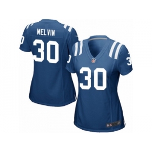 Women Nike Indianapolis Colts #30 Rashaan Melvin Game Royal Blue Team Color NFL Jersey