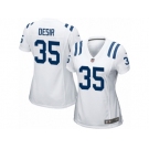 Women Nike Indianapolis Colts #35 Pierre Desir Game White NFL Jersey