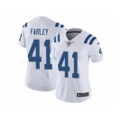 Women Nike Indianapolis Colts #41 Matthias Farley White Vapor Untouchable Limited Player NFL Jersey