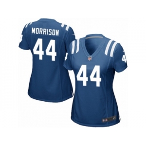 Women Nike Indianapolis Colts #44 Antonio Morrison Game Royal Blue Team Color NFL Jersey