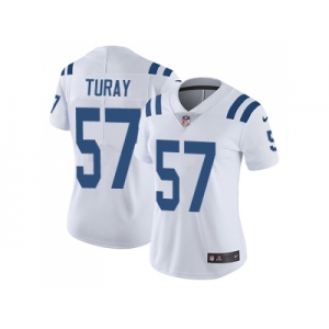 Women Nike Indianapolis Colts #57 Kemoko Turay White Stitched NFL Vapor Untouchable Limited Jersey
