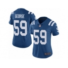 Women Nike Indianapolis Colts #59 Jeremiah George Royal Blue Team Color Vapor Untouchable Limited Player NFL Jersey