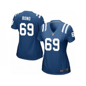 Women Nike Indianapolis Colts #69 Deyshawn Bond Game Royal Blue Team Color NFL Jersey