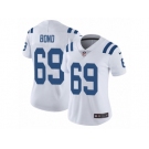 Women Nike Indianapolis Colts #69 Deyshawn Bond White Vapor Untouchable Limited Player NFL Jersey