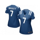 Women Nike Indianapolis Colts #7 Jacoby Brissett Game Royal Blue Team Color NFL Jerse