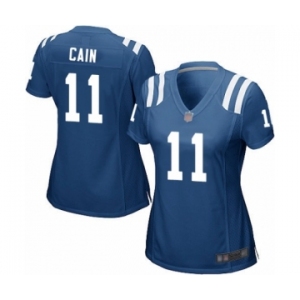 Women's Indianapolis Colts #11 Deon Cain Game Royal Blue Team Color Football Jersey