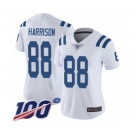 Women's Indianapolis Colts #88 Marvin Harrison White Vapor Untouchable Limited Player 100th Season Football Jersey