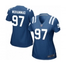Women's Indianapolis Colts #97 Al-Quadin Muhammad Game Royal Blue Team Color Football Jersey