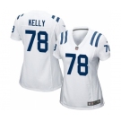 Women's Nike Colts #78 Ryan Kelly White Stitched NFL Jersey