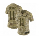 Women's Nike Indianapolis Colts #11 Ryan Grant Limited Camo 2018 Salute to Service NFL Jersey