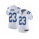 Women's Nike Indianapolis Colts #23 Frank Gore Vapor Untouchable Limited White NFL Jersey
