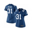 Women's Nike Indianapolis Colts #31 Quincy Wilson Limited Royal Blue Team Color NFL Jersey