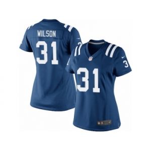 Women's Nike Indianapolis Colts #31 Quincy Wilson Limited Royal Blue Team Color NFL Jersey