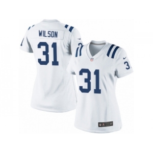 Women's Nike Indianapolis Colts #31 Quincy Wilson Limited White NFL Jersey