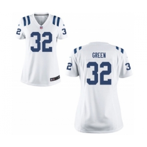 Women's Nike Indianapolis Colts #32 T.J. Green White NFL Jersey