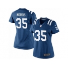 Women's Nike Indianapolis Colts #35 Darryl Morris Limited Royal Blue Team Color NFL Jersey