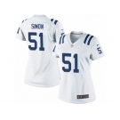 Women's Nike Indianapolis Colts #51 John Simon Limited White NFL Jersey