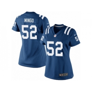 Women's Nike Indianapolis Colts #52 Barkevious Mingo Limited Royal Blue Team Color NFL Jersey