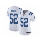 Women's Nike Indianapolis Colts #52 Barkevious Mingo Vapor Untouchable Limited White NFL Jersey