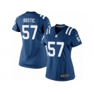 Women's Nike Indianapolis Colts #57 Jon Bostic Limited Royal Blue Team Color NFL Jersey