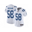 Women's Nike Indianapolis Colts #58 Tarell Basham Vapor Untouchable Limited White NFL Jersey