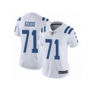 Women's Nike Indianapolis Colts #71 Denzelle Good Vapor Untouchable Limited White NFL Jersey
