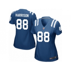 Women's Nike Indianapolis Colts #88 Marvin Harrison Game Royal Blue Team Color NFL Jersey
