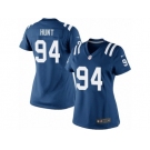 Women's Nike Indianapolis Colts #94 Margus Hunt Limited Royal Blue Team Color NFL Jersey