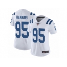 Women's Nike Indianapolis Colts #95 Johnathan Hankins Vapor Untouchable Limited White NFL Jersey