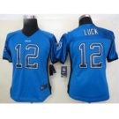 nike women nfl jerseys indianapolis colts #12 luck blue[Elite drift fashion]