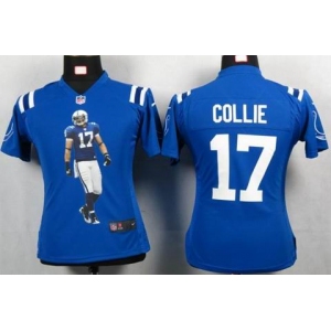 nike women nfl jerseys indianapolis colts #17 collie blue[portrait fashion