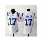 nike women nfl jerseys indianapolis colts #17 griff whalen white[nike][whalen]