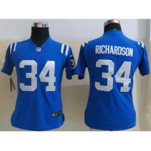 nike women nfl jerseys indianapolis colts #34 richardson blue[nike]