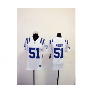 nike women nfl jerseys indianapolis colts #51 moore white[nike][moore]