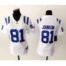 nike women nfl jerseys indianapolis colts #81 johnson white[nike]