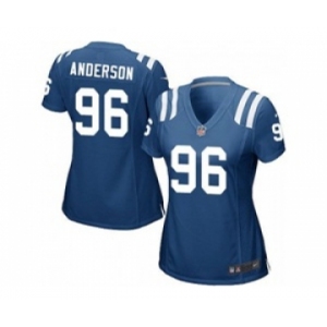 nike women nfl jerseys indianapolis colts #96 henry anderson blue[nike]