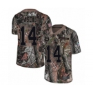 Youth Indianapolis Colts #14 Zach Pascal Limited Camo Rush Realtree Football Jersey