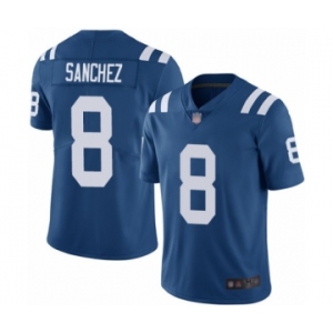 Youth Indianapolis Colts #8 Rigoberto Sanchez Royal Blue Team Color Vapor Untouchable Limited Player Football Jersey