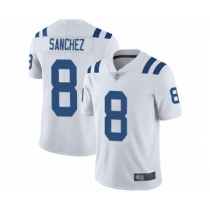 Youth Indianapolis Colts #8 Rigoberto Sanchez White Vapor Untouchable Limited Player Football Jersey
